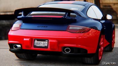 2012 Porsche 911 GT2 RS Red Paintjob