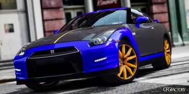 Nissan GT-R Black C.77 Paintjob
