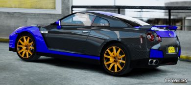Nissan GT-R Black C.77 Paintjob