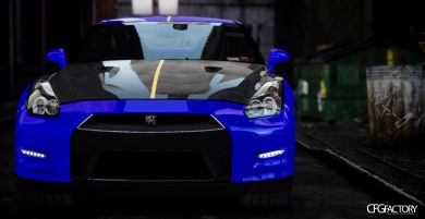 Nissan GT-R Black C.77 Paintjob