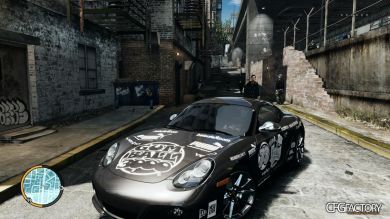 2012 Porsche Cayman R  guball 3000 paintjob