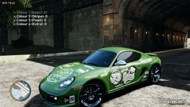 2012 Porsche Cayman R  guball 3000 paintjob