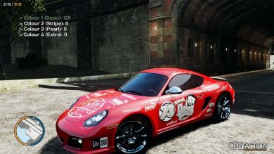 2012 Porsche Cayman R  guball 3000 paintjob