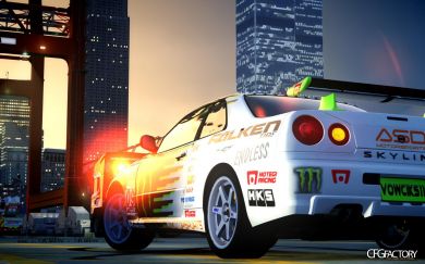 Nissan SkyLine R34 GT-R Monster Skin