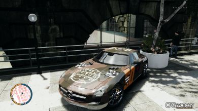 2011 Mercedes-Benz SLS Gumball 3000 Paintjobs (4)
