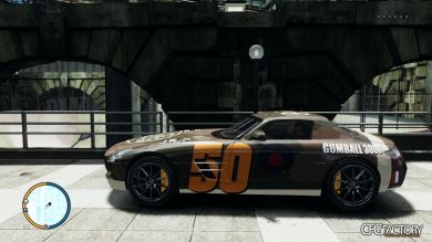 2011 Mercedes-Benz SLS Gumball 3000 Paintjobs (4)