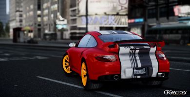 Porsche 911 GT2 RS//paint job