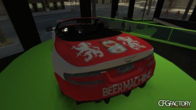 Aston Martin Amstel Beer Paintjob