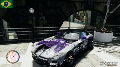 2011 Mercedes Benz SLS AMG Team Galag gumball 3000