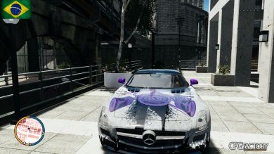 2011 Mercedes Benz SLS AMG Team Galag gumball 3000