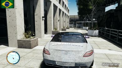 2011 Mercedes Benz SLS AMG Team Galag gumball 3000