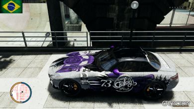 2011 Mercedes Benz SLS AMG Team Galag gumball 3000