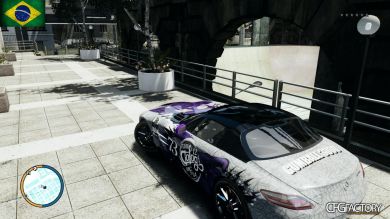 2011 Mercedes Benz SLS AMG Team Galag gumball 3000