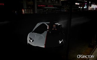 Lamborghini aventador J carbon paint job