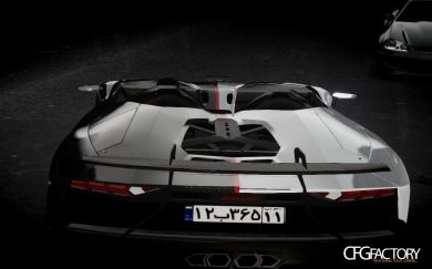 Lamborghini aventador J carbon paint job