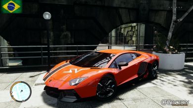 2012 Lamborghini Aventador six paintjob