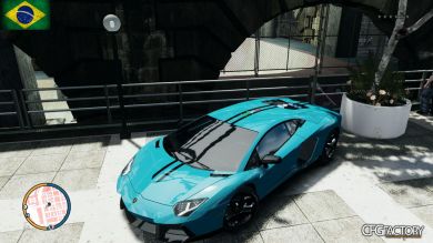 2012 Lamborghini Aventador six paintjob