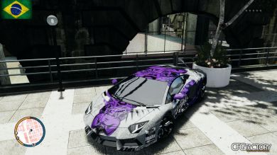 2012 Lamborghini Aventador LP700-4 Team Galag gumb
