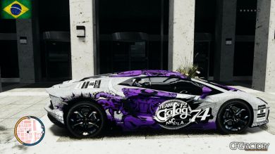 2012 Lamborghini Aventador LP700-4 Team Galag gumb