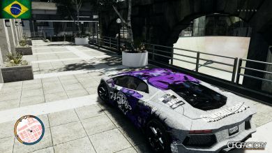 2012 Lamborghini Aventador LP700-4 Team Galag gumb