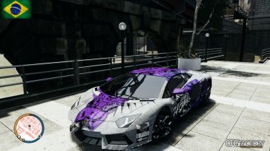 2012 Lamborghini Aventador LP700-4 Team Galag gumb