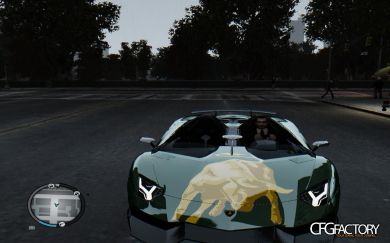 Lamborghini Aventador J Big Lambo Paintjob