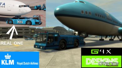 KLM Pushback Livery