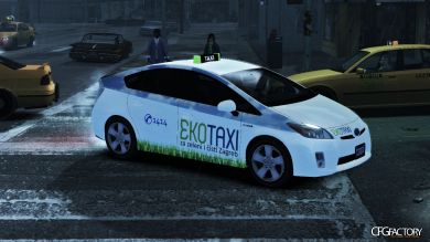 Toyota Prius EKO TAXI (Hrvatski taxi) Skin