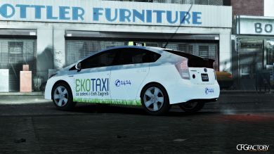 Toyota Prius EKO TAXI (Hrvatski taxi) Skin