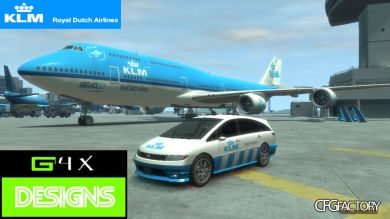 KLM 747 Livery