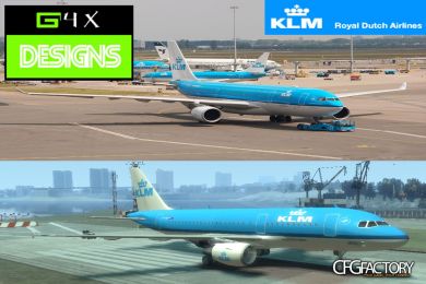 KLM Airbus Livery
