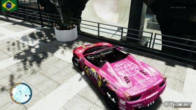 2013 Ferrari 458 Spider PINK PISTOL 027 (Gumball 3