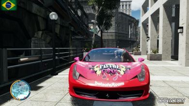 2013 Ferrari 458 Spider PINK PISTOL 027 (Gumball 3