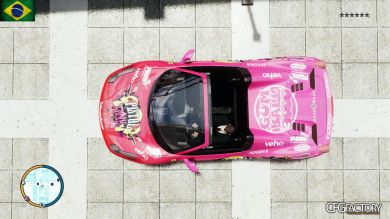 2013 Ferrari 458 Spider PINK PISTOL 027 (Gumball 3