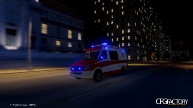 GTA 4 Mercedes Sprinter [DRK] Ambulance [Krankenwa