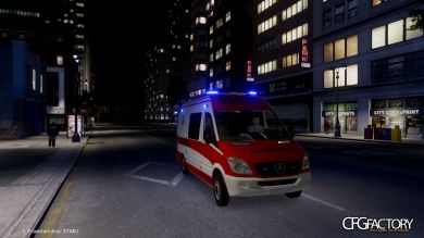 GTA 4 Mercedes Sprinter [DRK] Ambulance [Krankenwa