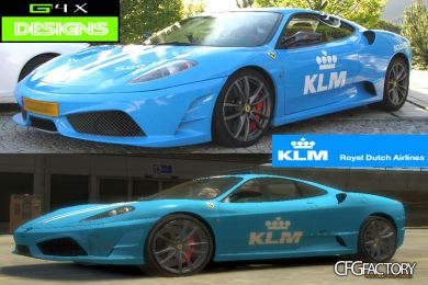 KLM Boss Car Livery