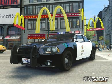 2012 Dodge Charger LAPD Patrol Car [NON ELS] Textu