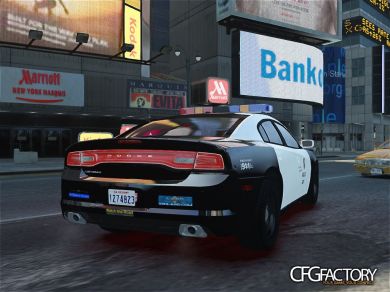 2012 Dodge Charger LAPD Patrol Car [NON ELS] Textu
