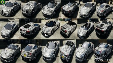 Sharpie Paintjob Compatible with various vehicles
