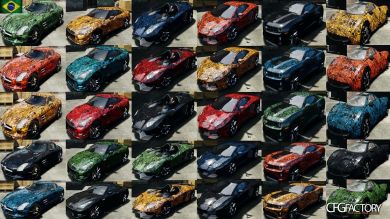 Sharpie Paintjob Compatible with various vehicles