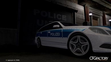 Mercedes Benz E Class Estate German Police