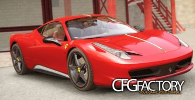 Ferrari 458 Italia Scuderia Paintjob