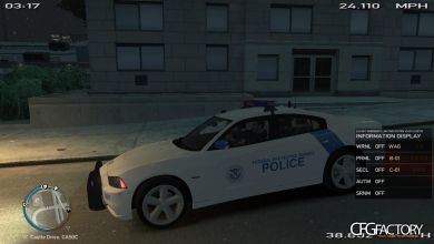 2011 Dodge Charger R/T Max NYPD and DoHS Skins