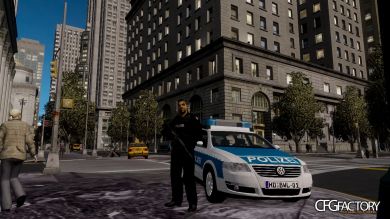 Personenschutz Polizei Uniform 2013