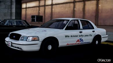 American Airlines Ford Crown Victoria and Chevrole