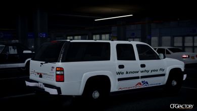 American Airlines Ford Crown Victoria and Chevrole