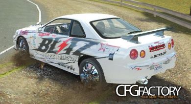 Nissan Skyline GT-R R34 Blitz Paintjob