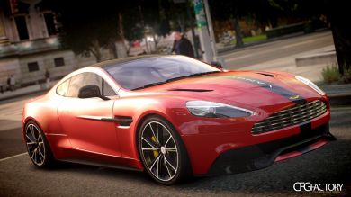 2013 Aston Martin Vanquish 'V-Stripes' PaintJob
