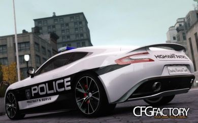 2013 Aston Martin Vanquish Police car Painting